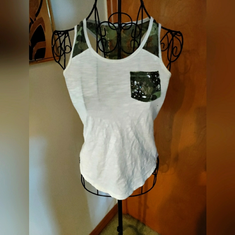 Cameo sequins top